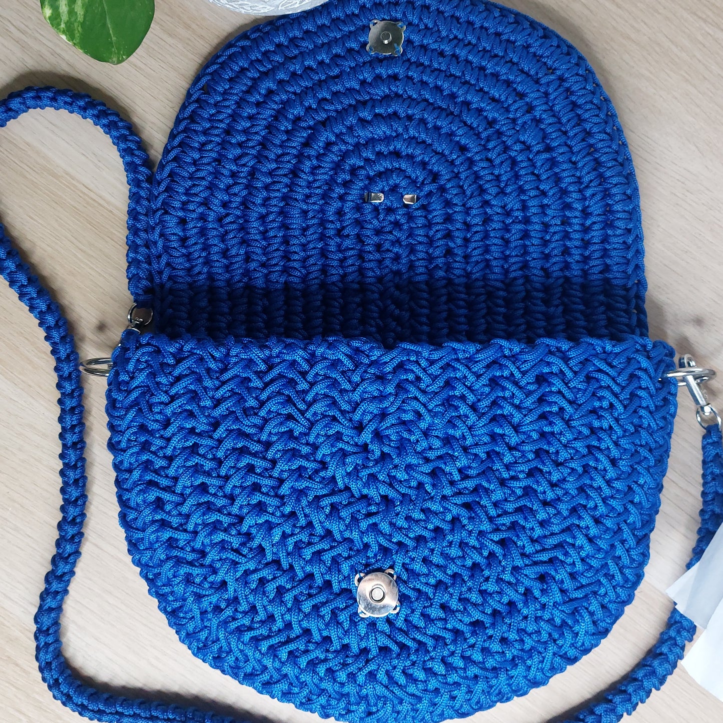 Royal Blue Half-moon bag