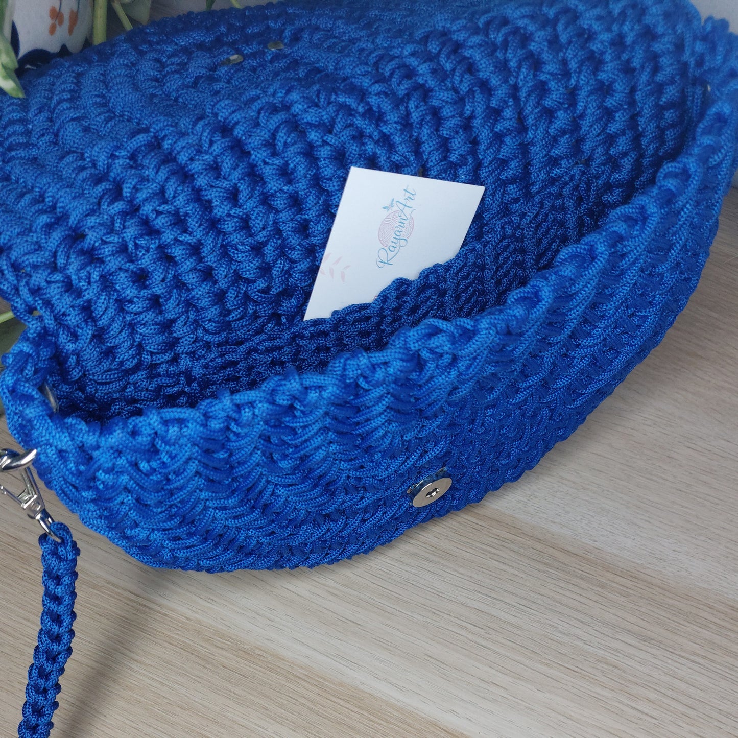 Royal Blue Half-moon bag