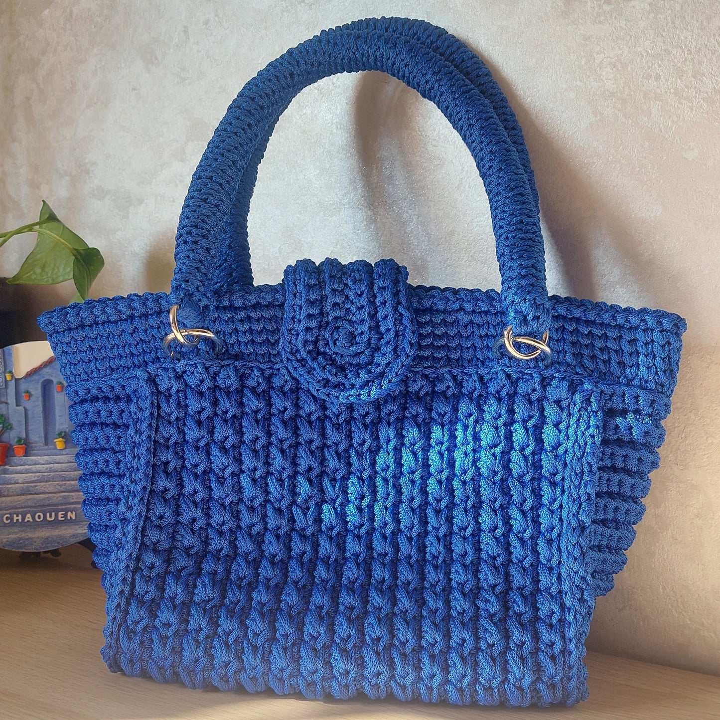 Verona Luxe Crochet Tote